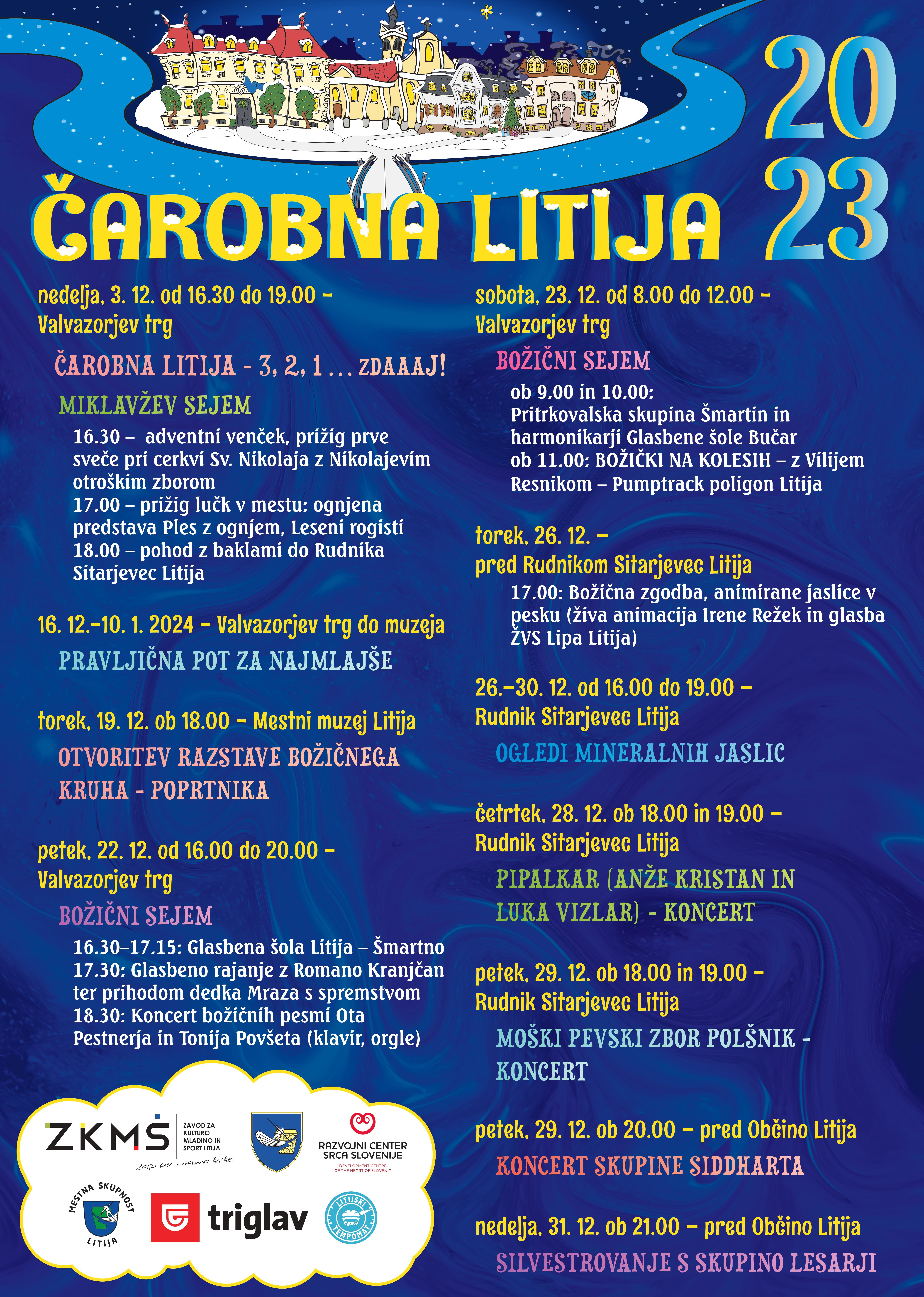 Dogodki čarobne Litije 2023